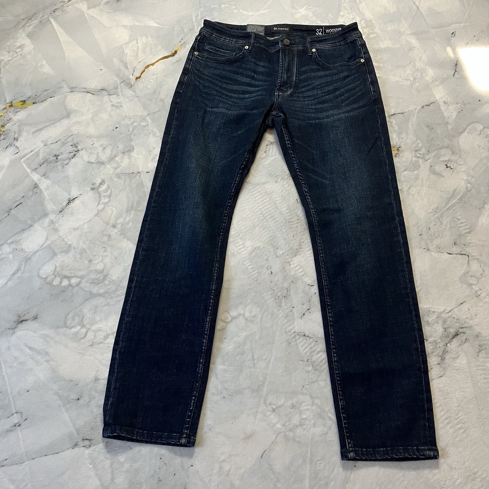 Blank NYC Wooster Jeans Mens Size 32 X 32 Blue Straight Leg Stretch